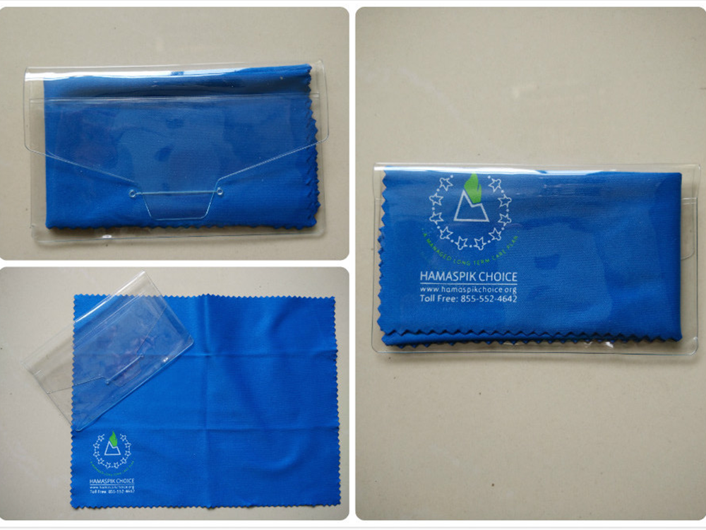 BYL005 Micro Fiber Cloth In Clear Pouch