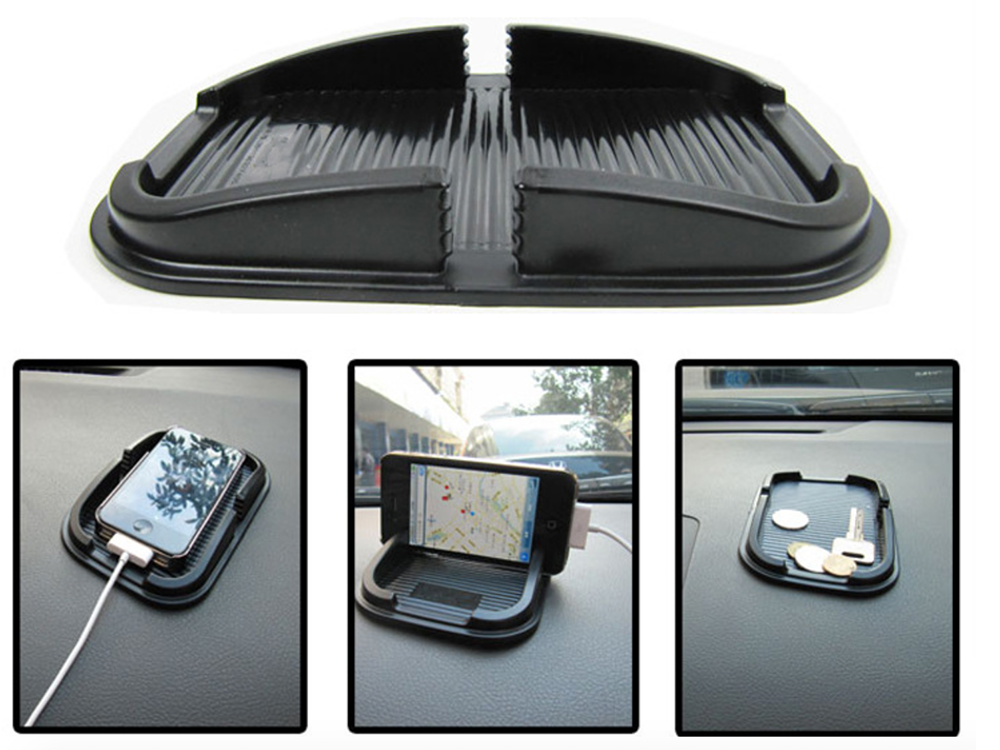 BYL010 Sticky Pad Smartphone Mount & Car Dash Tray