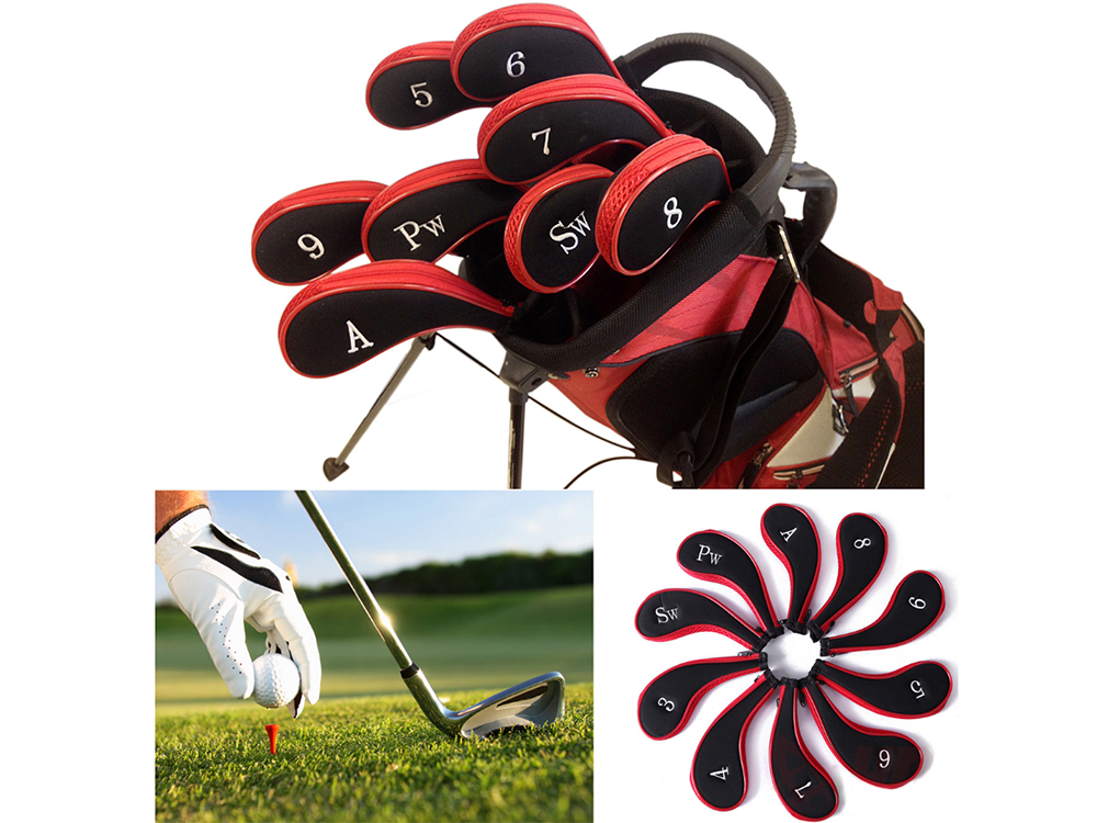 BYL031 Neoprene Golf Club Iron Head Covers
