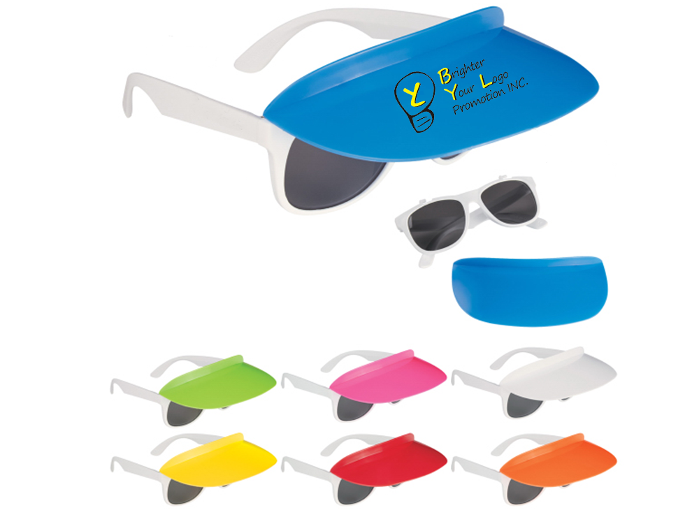 BYL157 Two-Tone Visor Sunglasses
