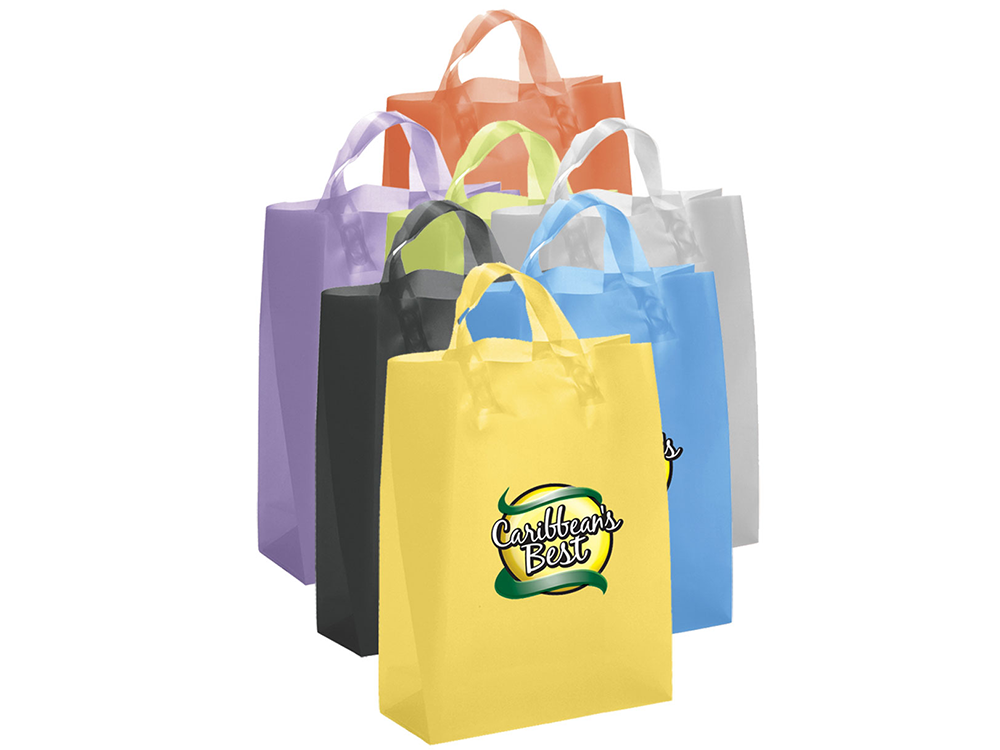 BYL244 10W x 13H Plastic Shopping Bags