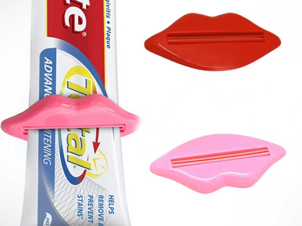 BYL258 Red Lips Shaped Toothpaste Tube Squeezer
